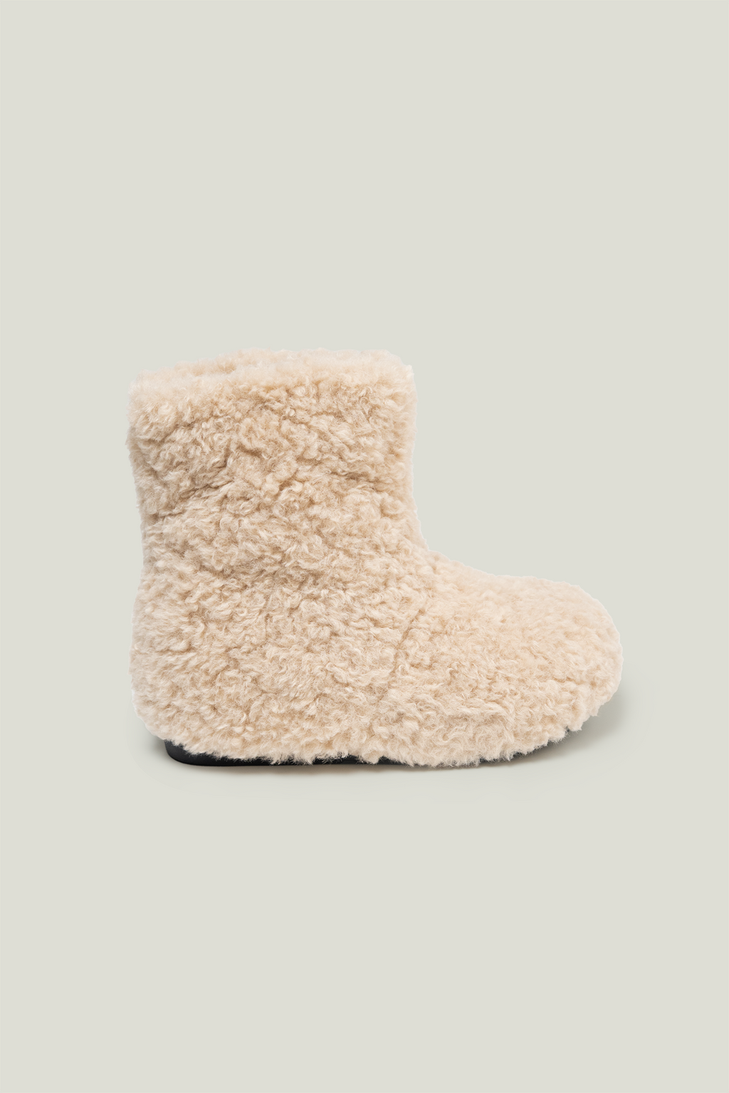 Hidden Heel Shearling Snow Boots
