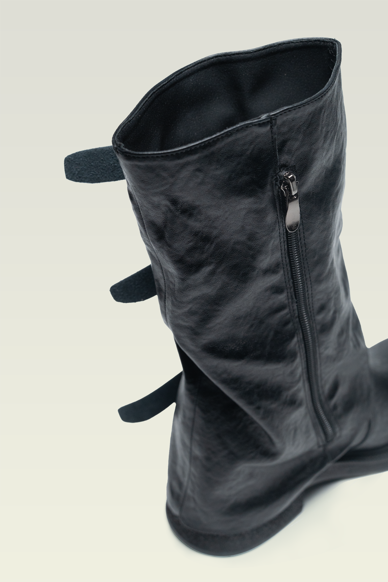 Women's Hidden Heel Mid Calf Riding Boots