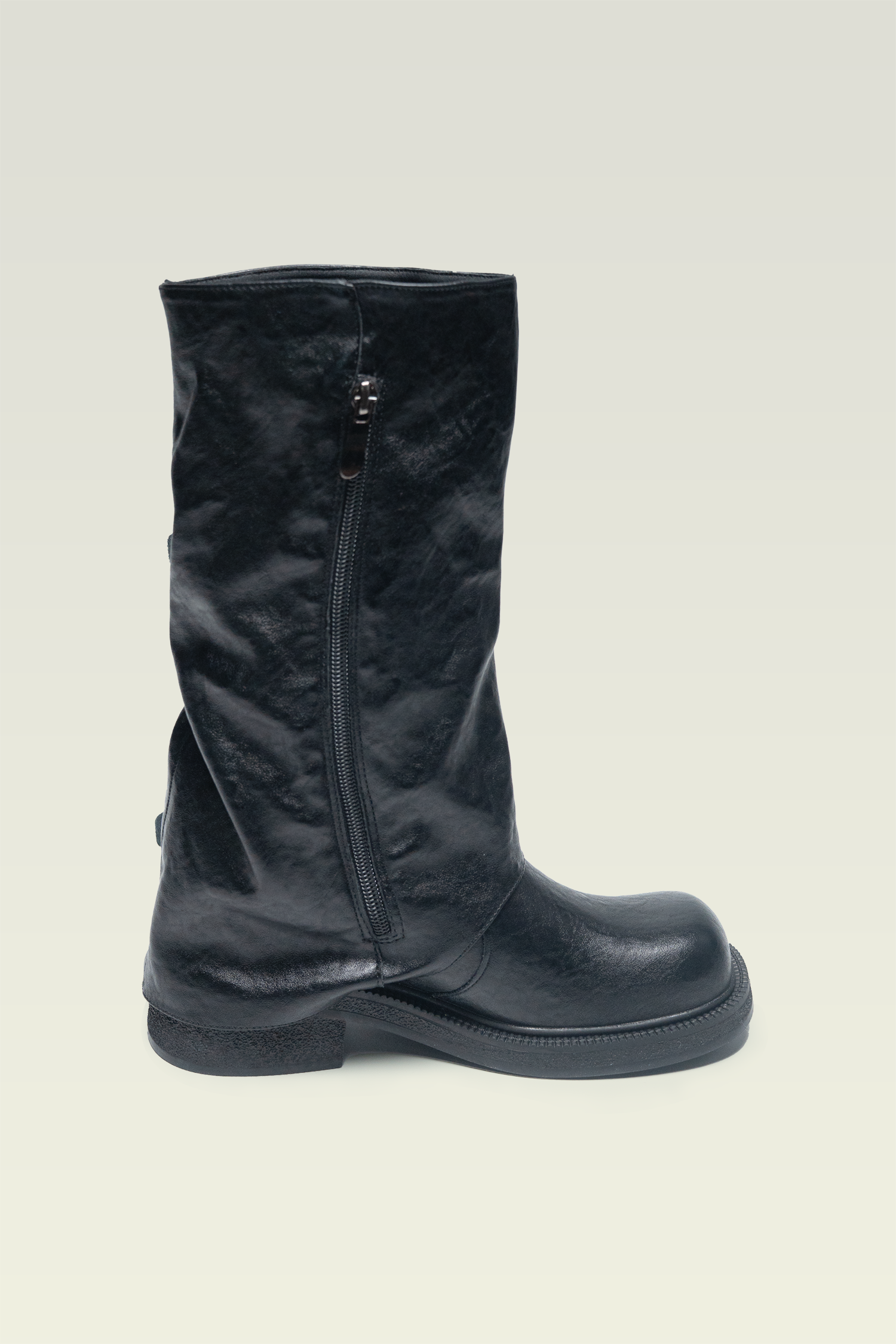 Women's Hidden Heel Mid Calf Riding Boots