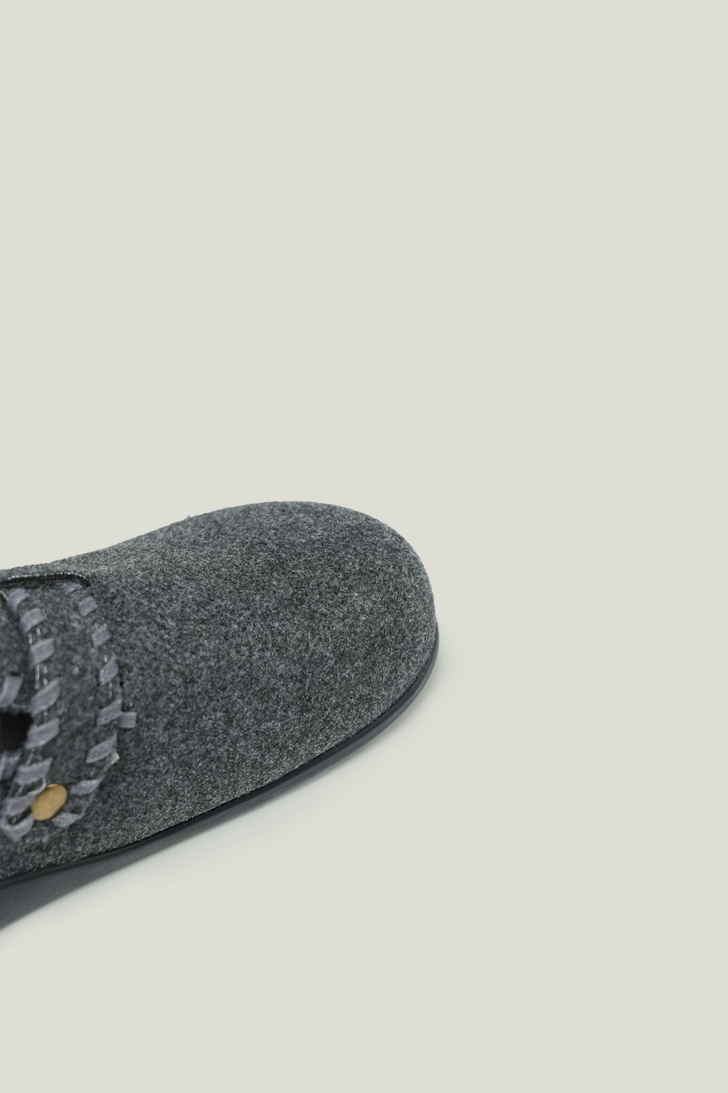 Wool Fleece Lined Mule Clogs Slip On Closed Toe Slippers